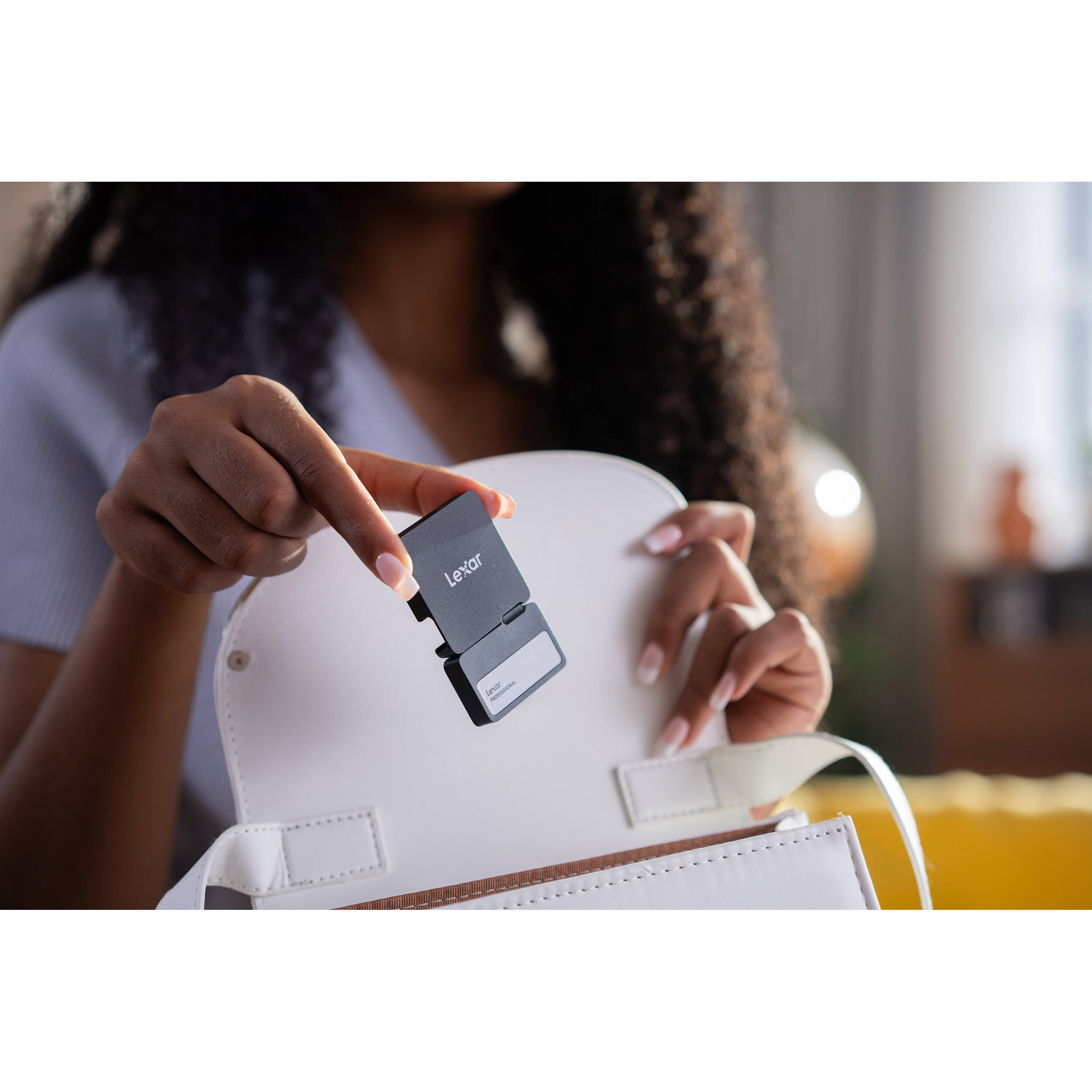 Lexar Go bærbar SSD 1TB (med hub)