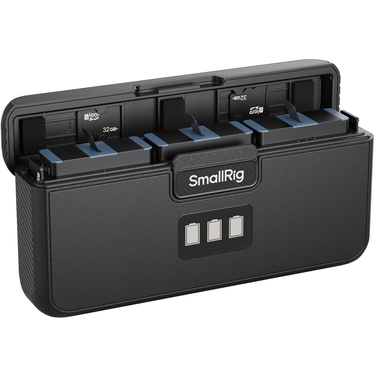 SmallRig GoPro Kamera Batterisæt (3 stk. + Opladningsetui) (4565)