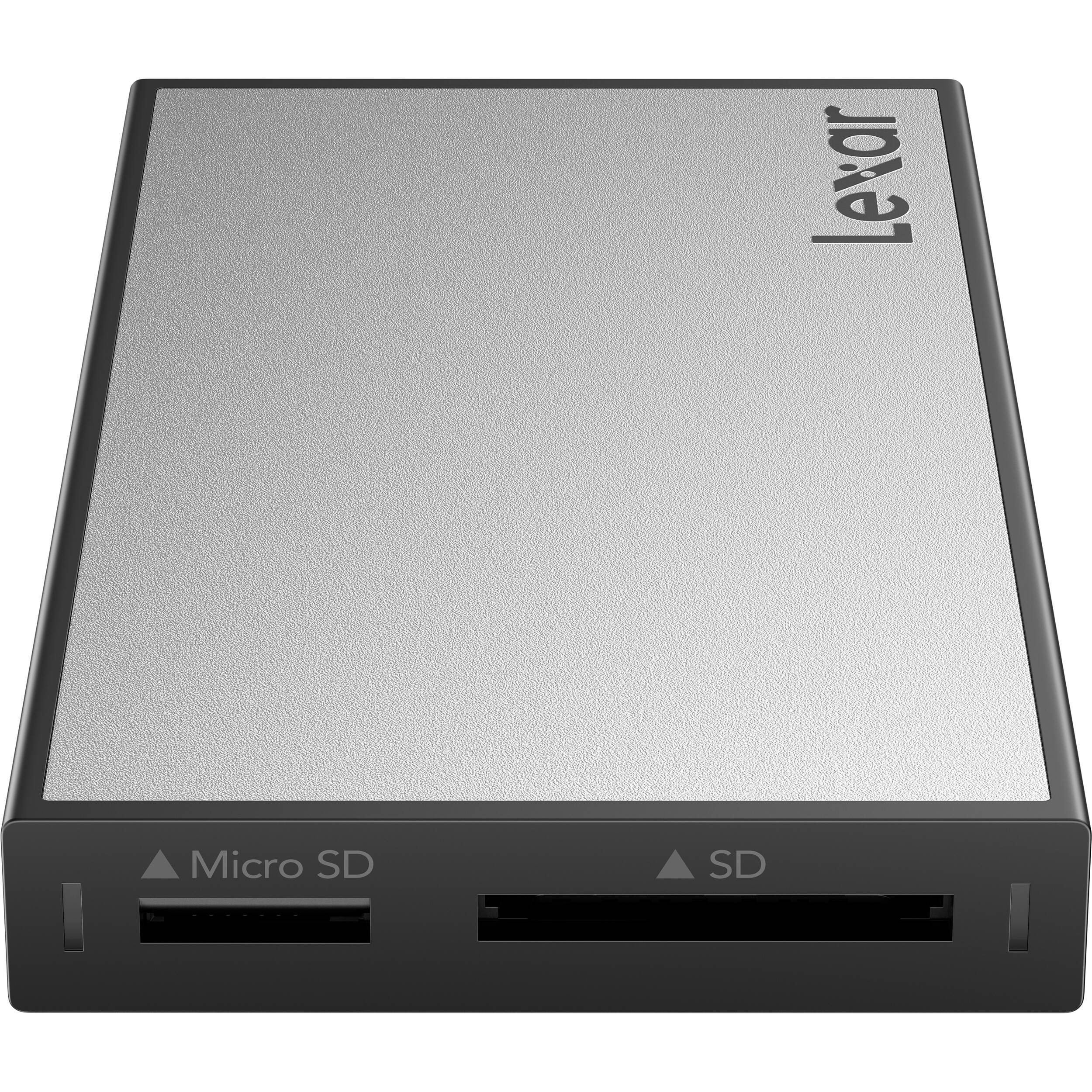 Lexar Workflow SD/microSD UHS-II Card Reader