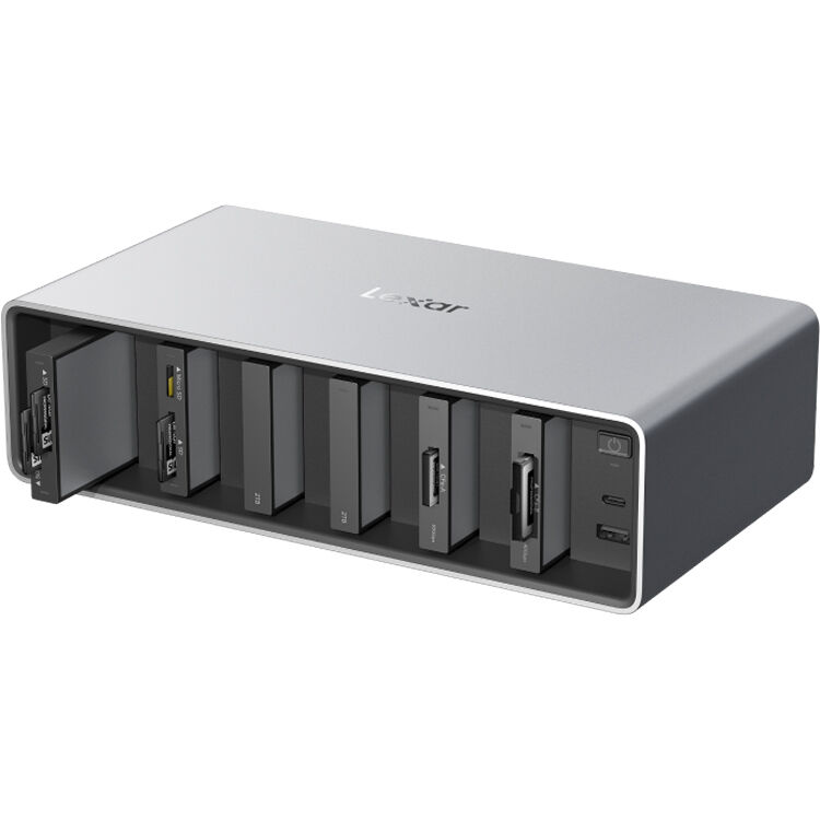 Lexar Workflow Go (med Thunderbolt4 Uplink, 6-moduls bay)
