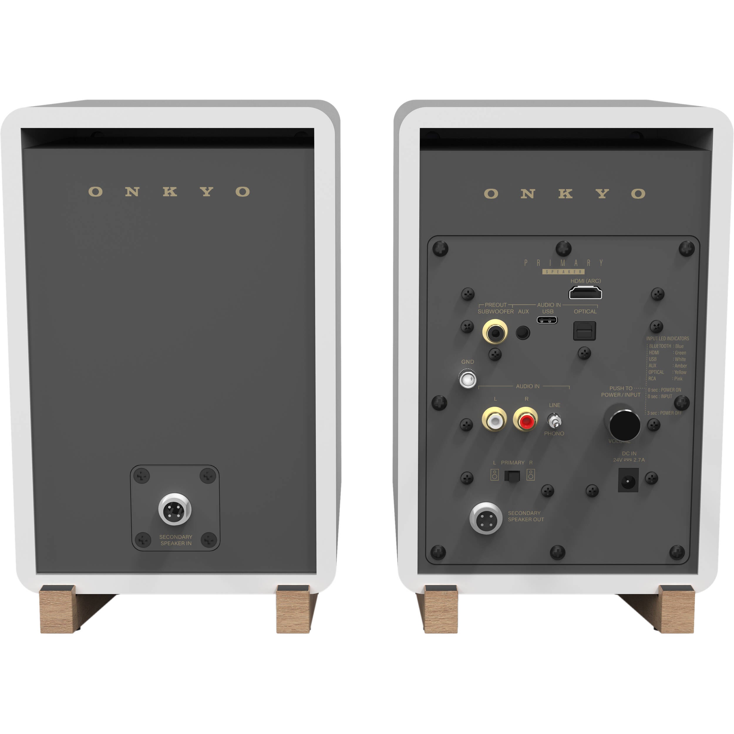 Onkyo GX-30ARC (Hvid, Par)