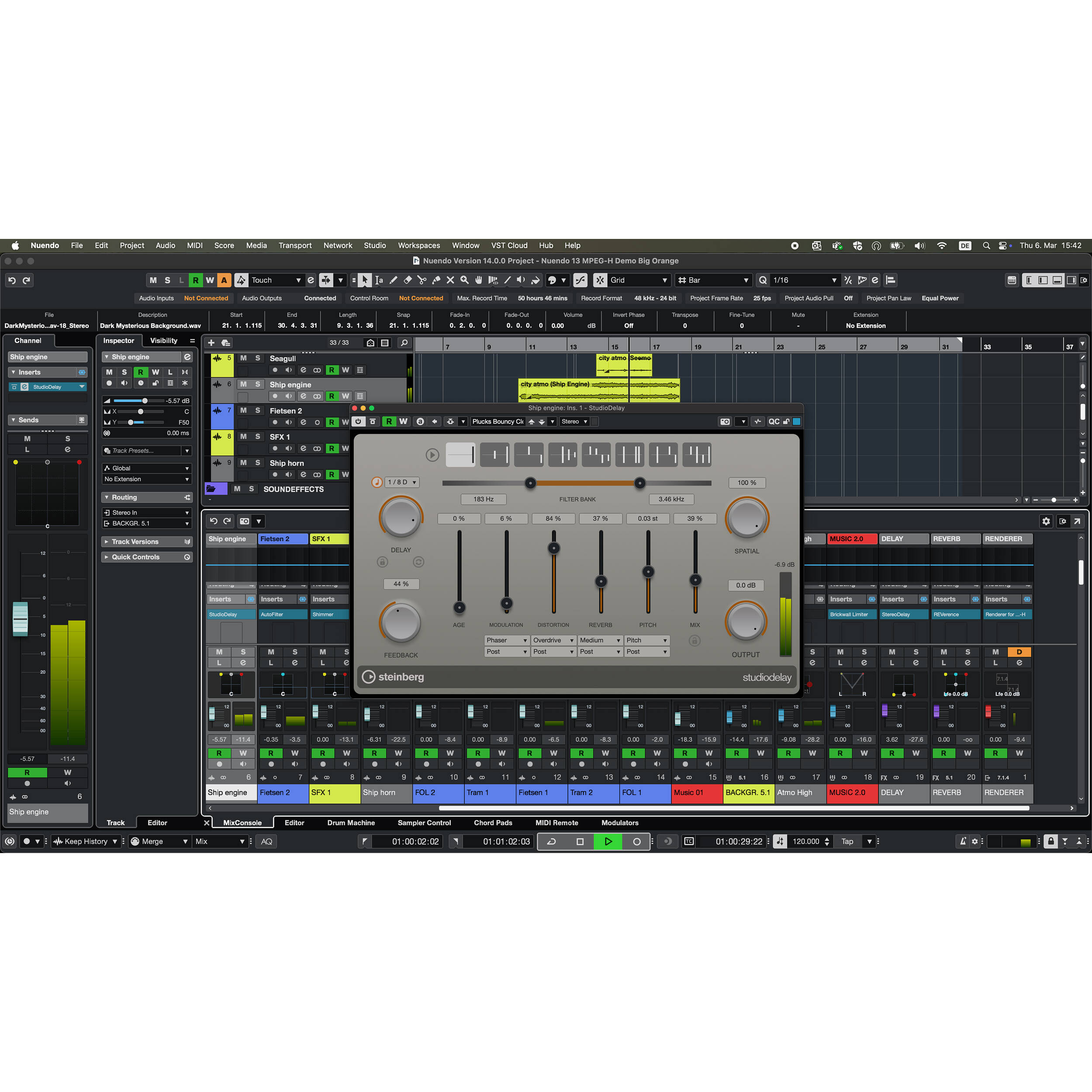 Steinberg Nuendo 14 (Education Version)