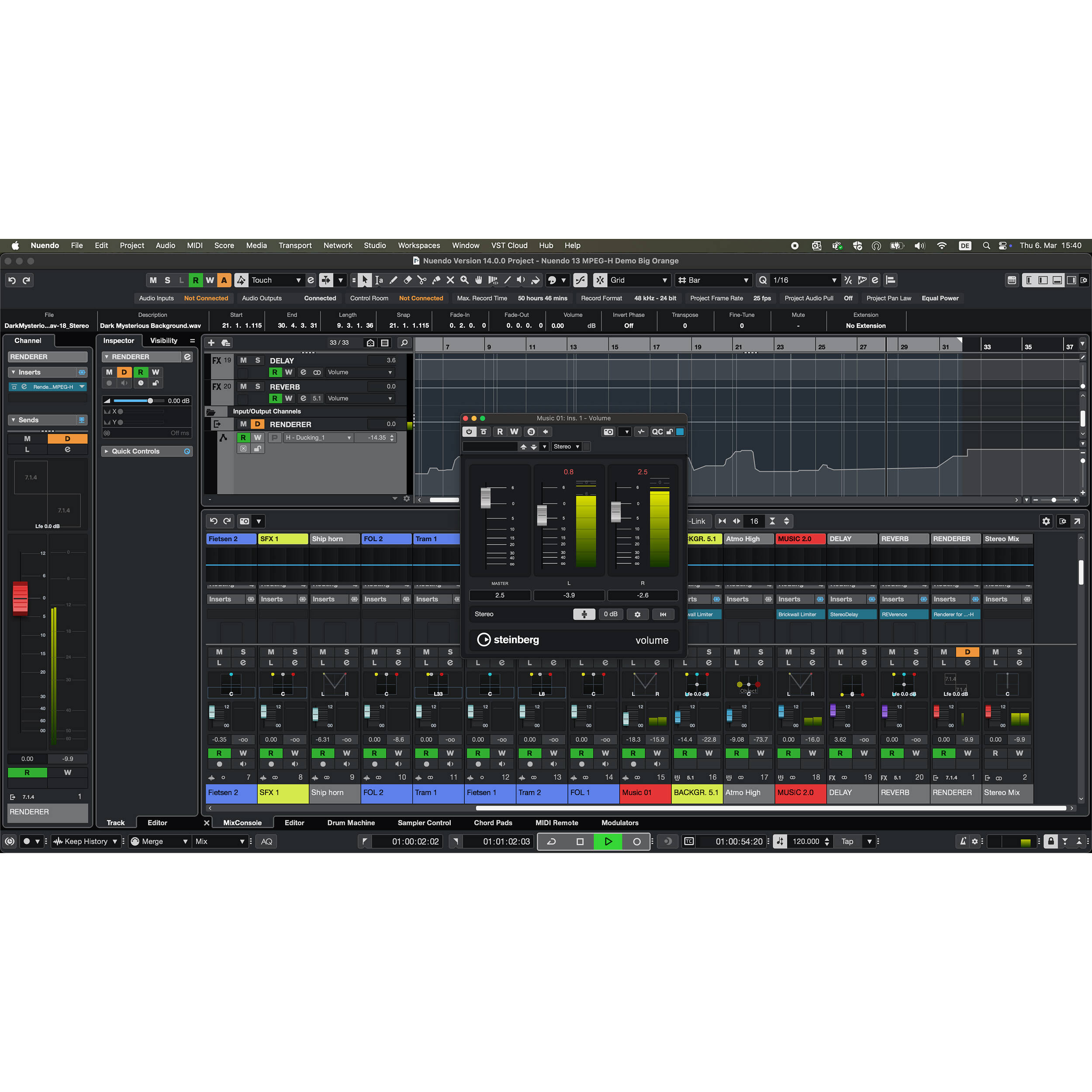 Steinberg Nuendo 14 (Education Version)