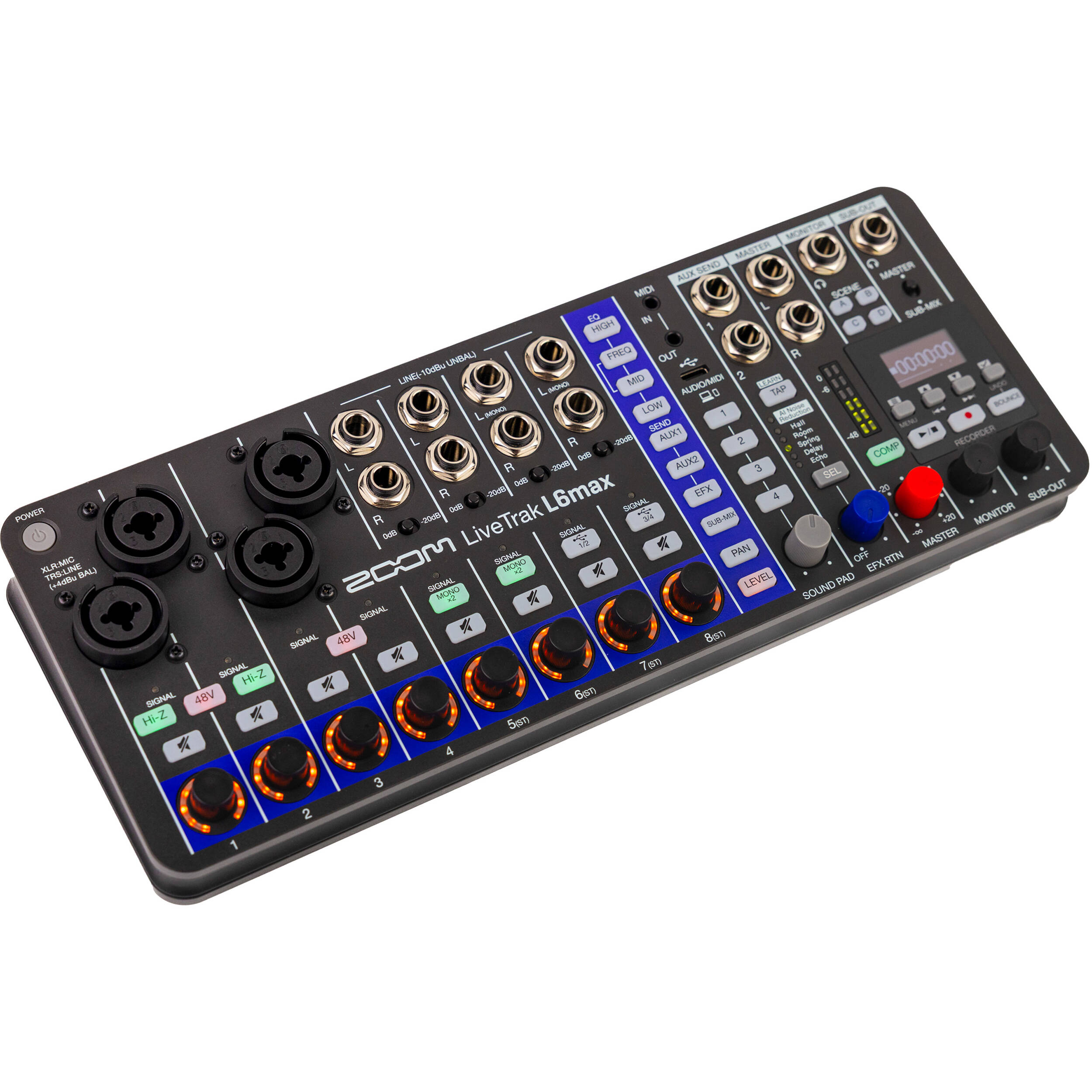 Zoom LiveTrak L6max
