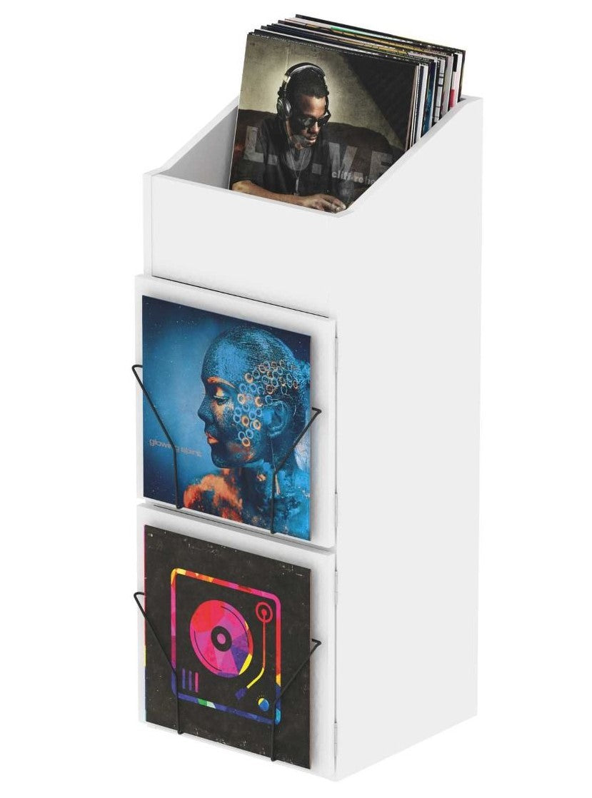 Glorious Record Box Display Door (White)