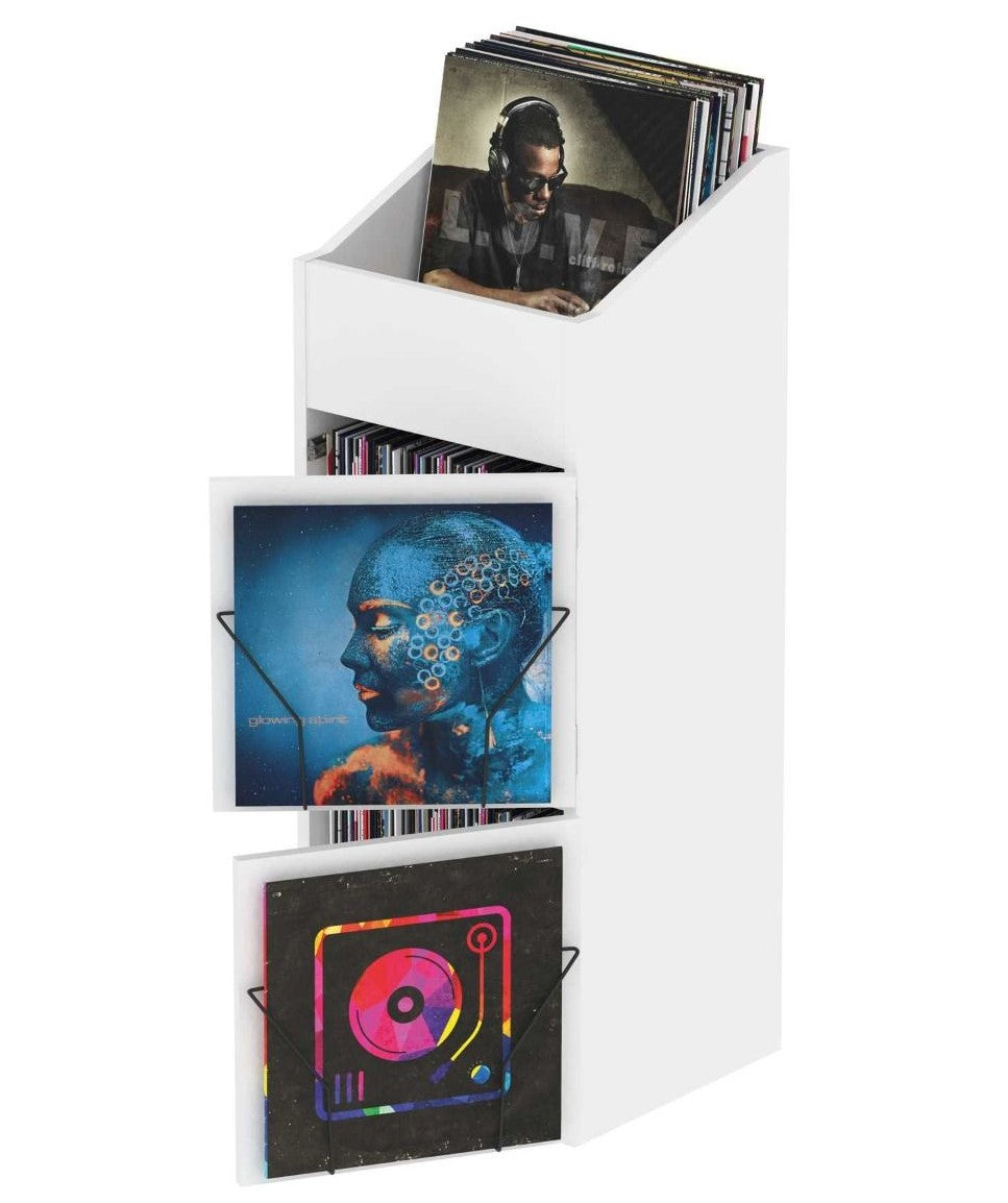 Glorious Record Box Display Dør (Hvid)