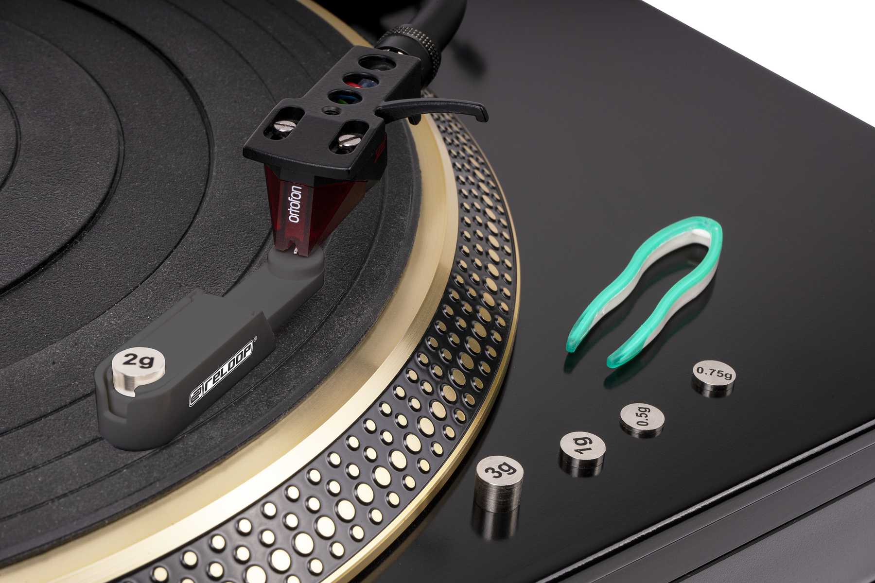 Reloop Pladespiller Cartridge Mount & Gauge Sæt