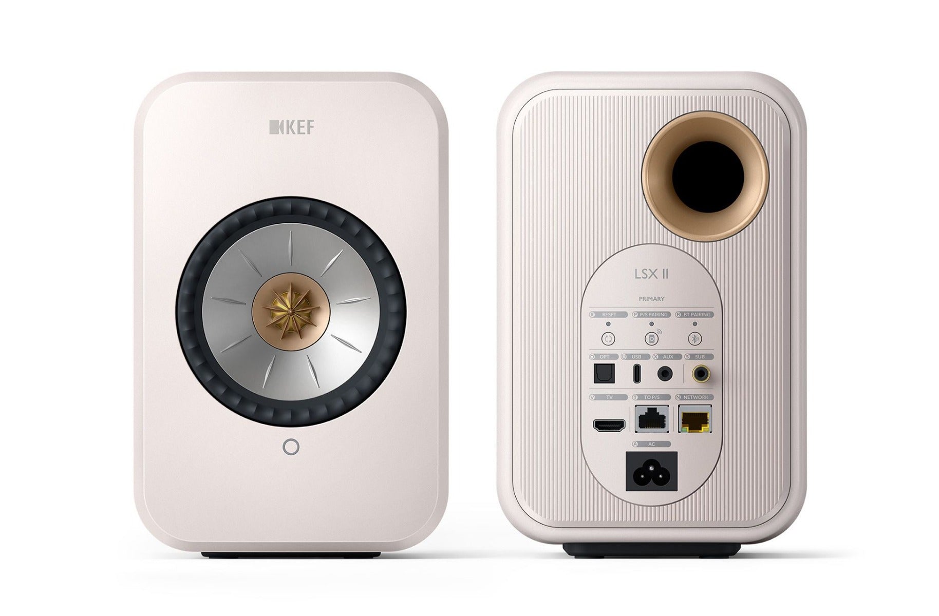 KEF LSX II (Pair, Mineral White)