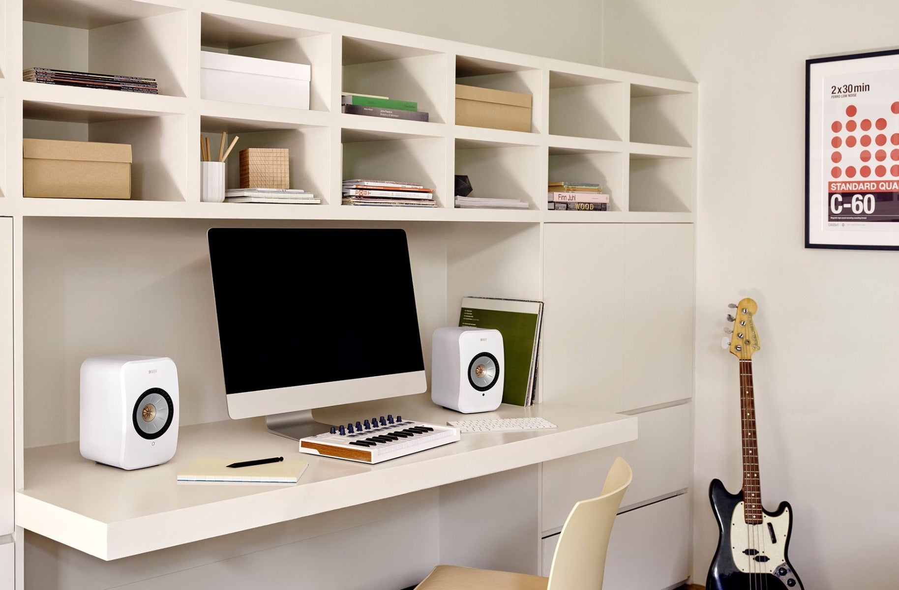 KEF LSX II (Pair, Mineral White)