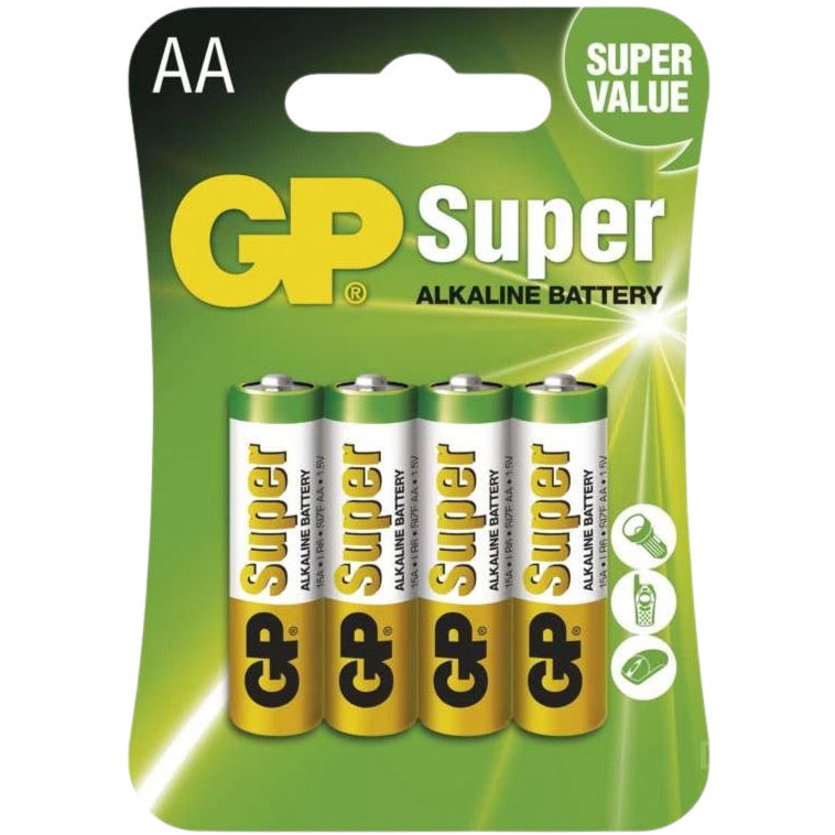GP Batterier LR6/AA (4 stk.)