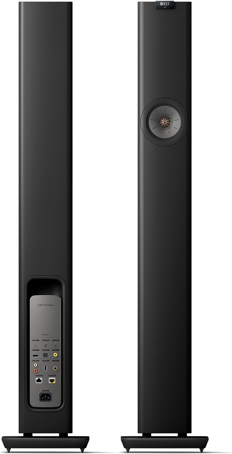 KEF LS60 Trådløs (Par, Kulsort)