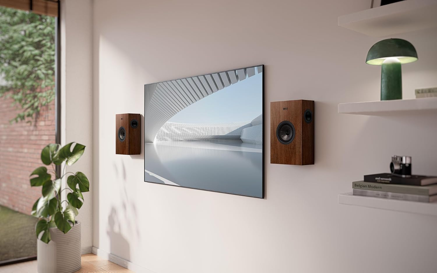KEF Q4 Meta (Pair, Walnut)