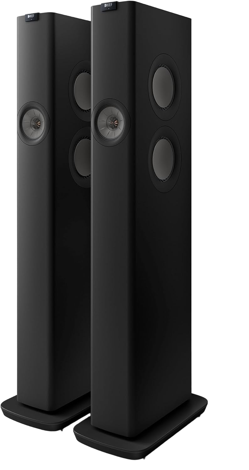 KEF LS60 Trådløs (Par, Kulsort)