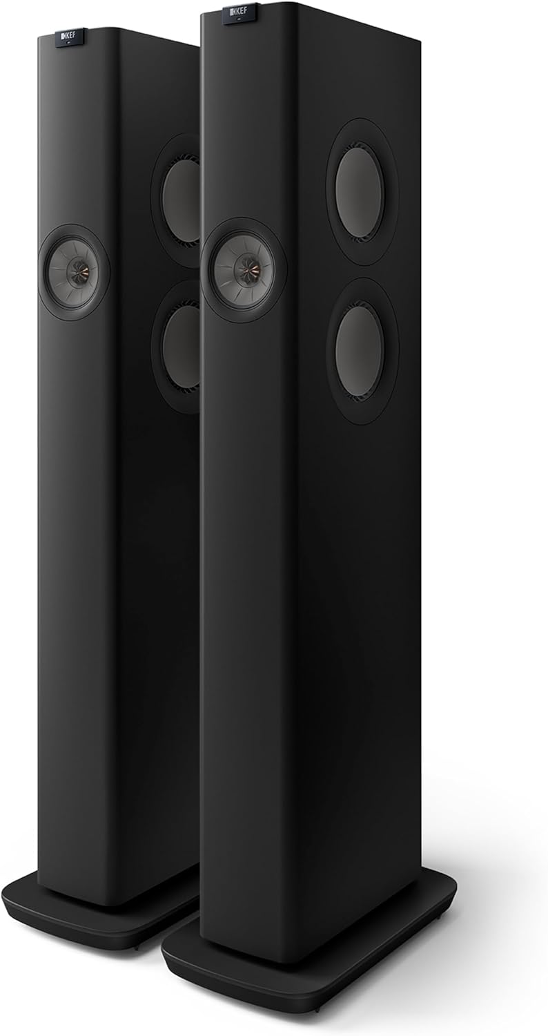 KEF LS60 Trådløs (Par, Kulsort)