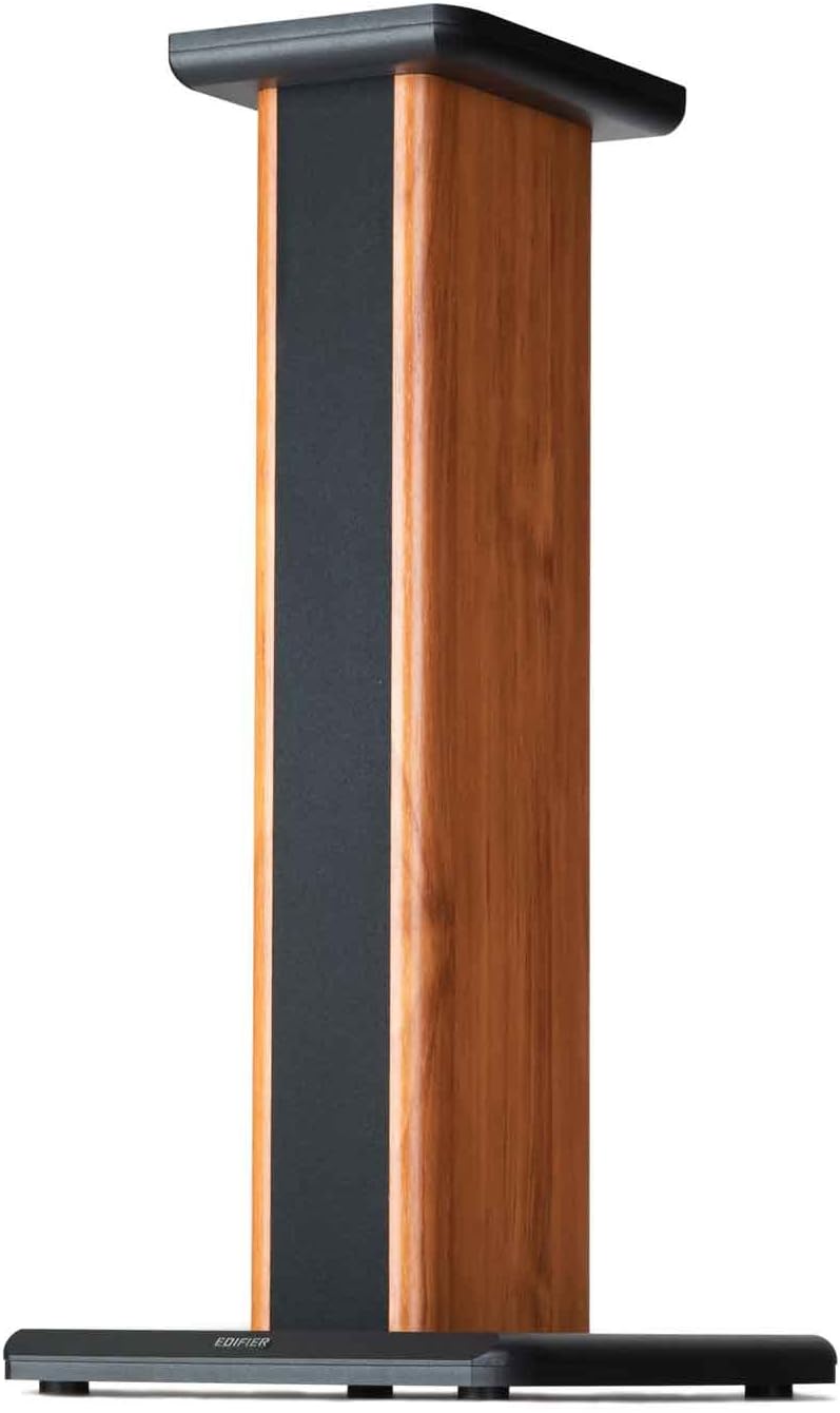 Edifier SS02 Speaker Stands (Pair, Wood Grain)