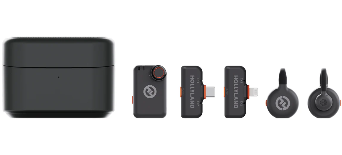Hollyland Lark M2S Ultimate Combo (3RX - Kamera, USB-C og Lightning)