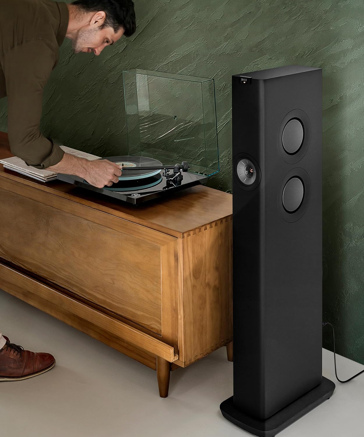KEF LS60 Trådløs (Par, Kulsort)