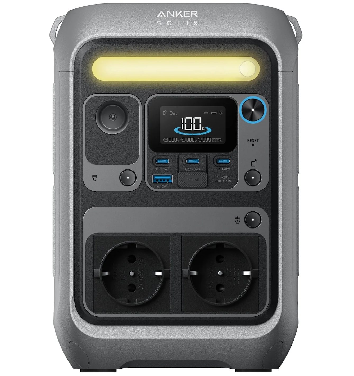 Anker Solix C300X bærbar strømstation (288Wh, 300W)
