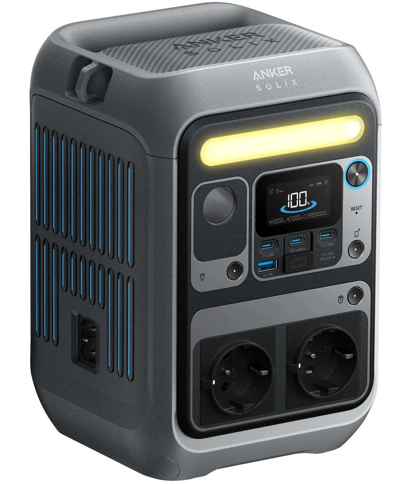Anker Solix C300X bærbar strømstation (288Wh, 300W)