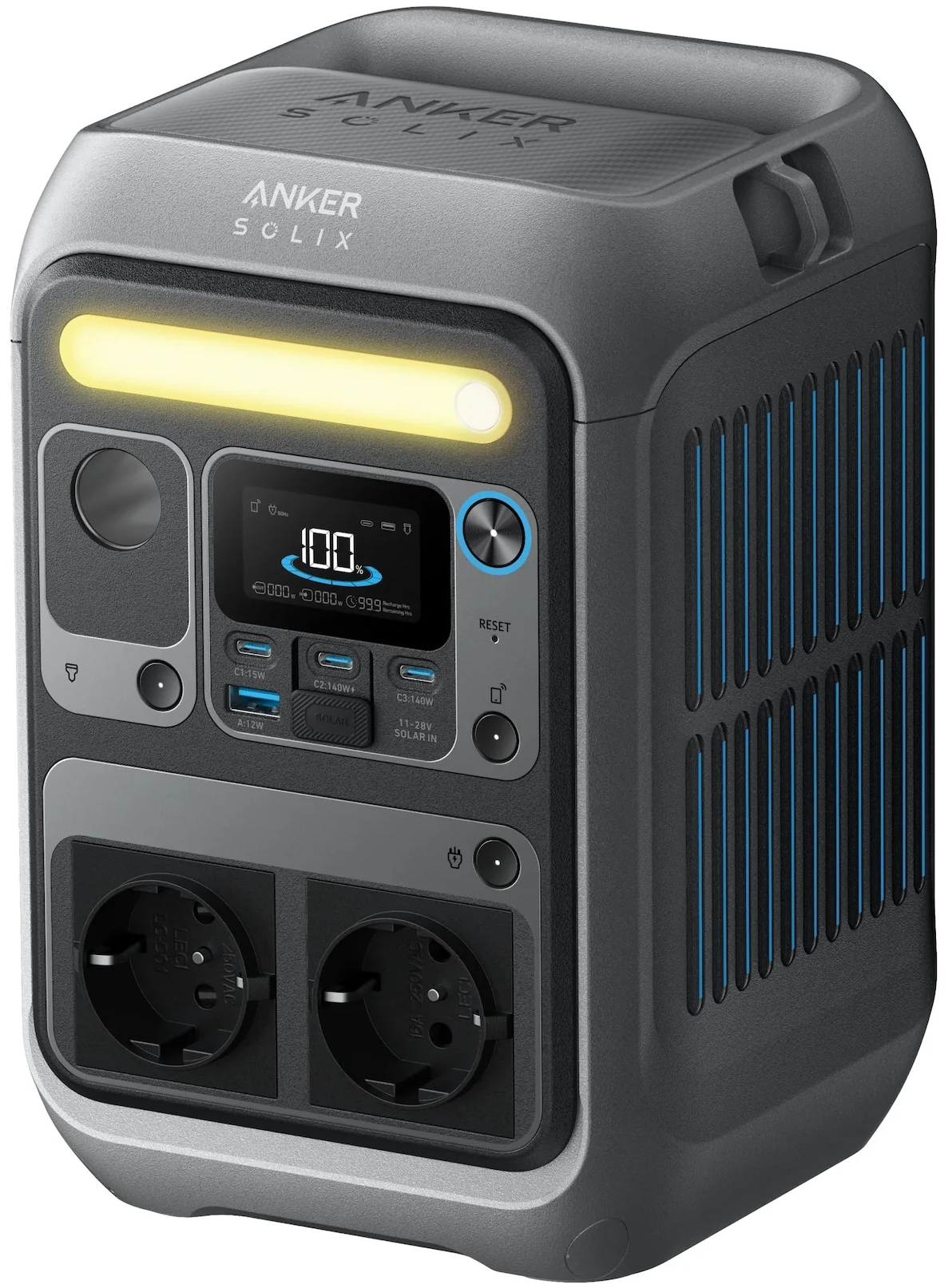 Anker Solix C300X bærbar strømstation (288Wh, 300W)