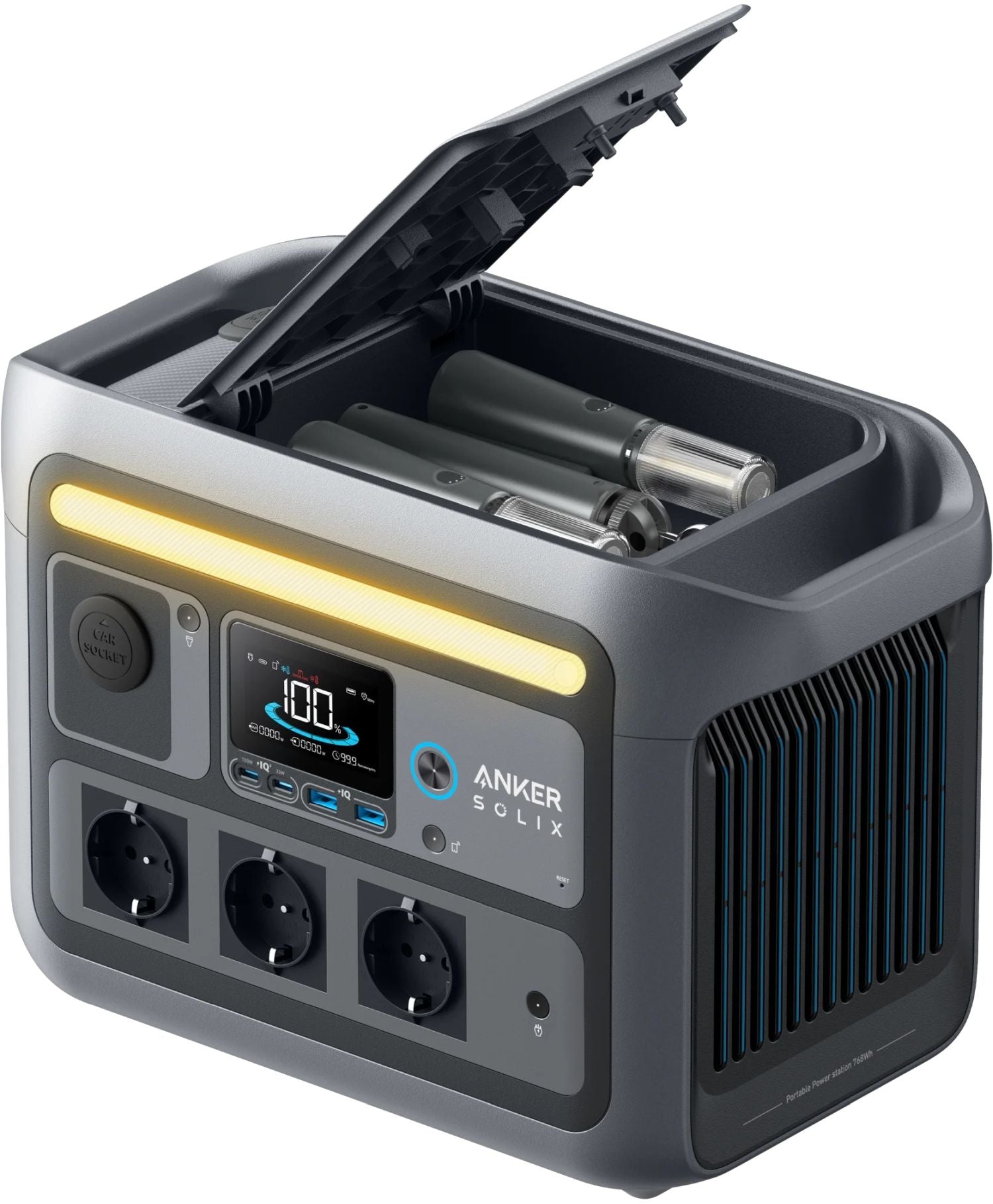 Anker Solix C800X Portable Power Station (768Wh, 1200W)