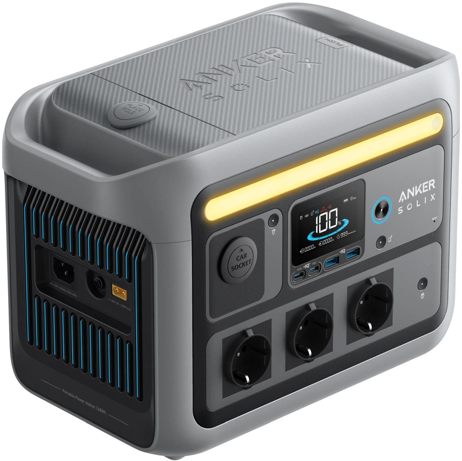 Anker Solix C800X Portable Power Station (768Wh, 1200W)