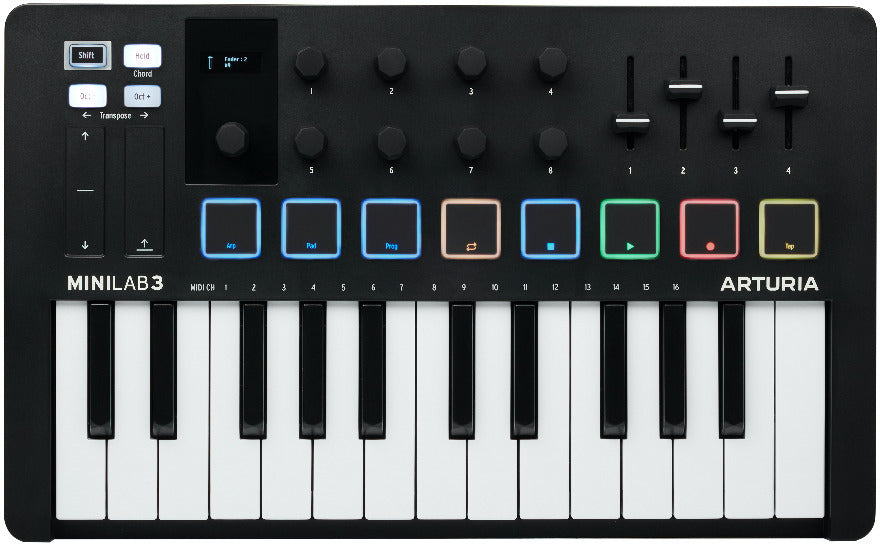 Arturia MiniLab 3 (Sort)