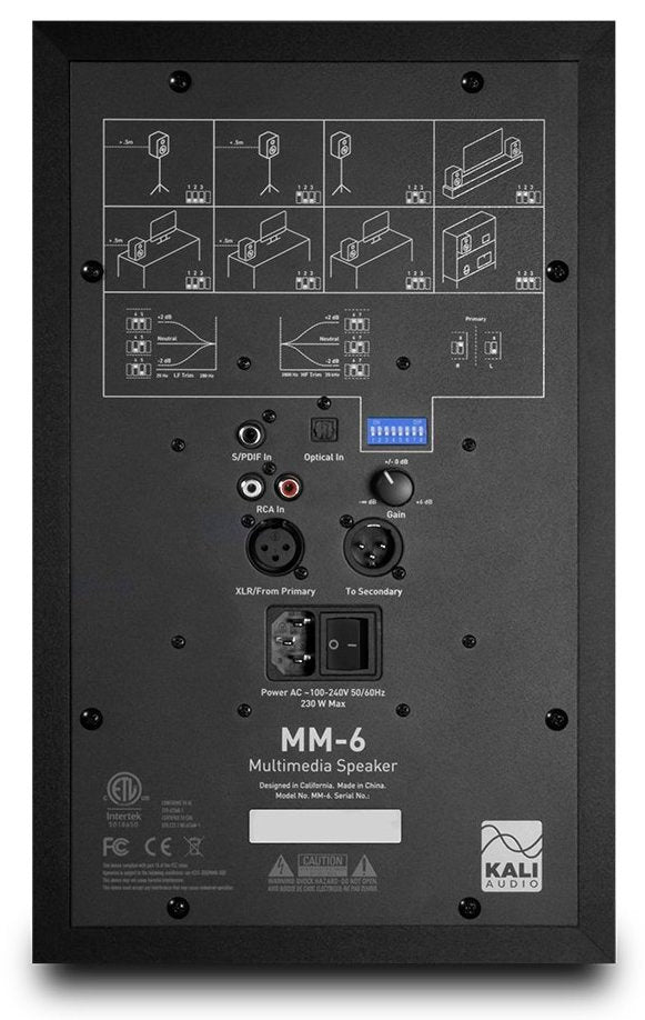 Kali Audio MM-6 (Sort)