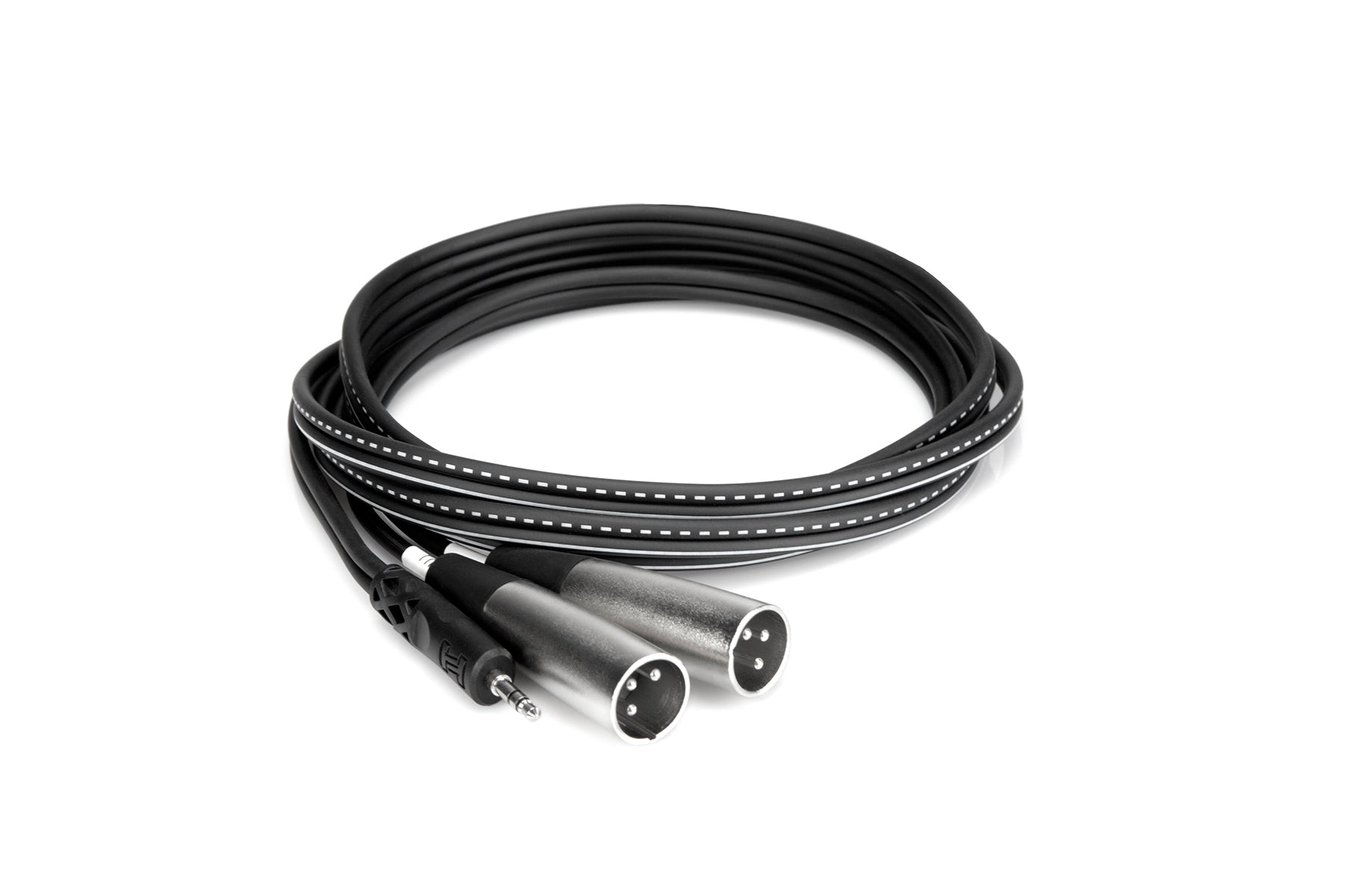 Hosa CYX-402M 3.5mm TRS - Dual XLR-Male Y-Cable 2m