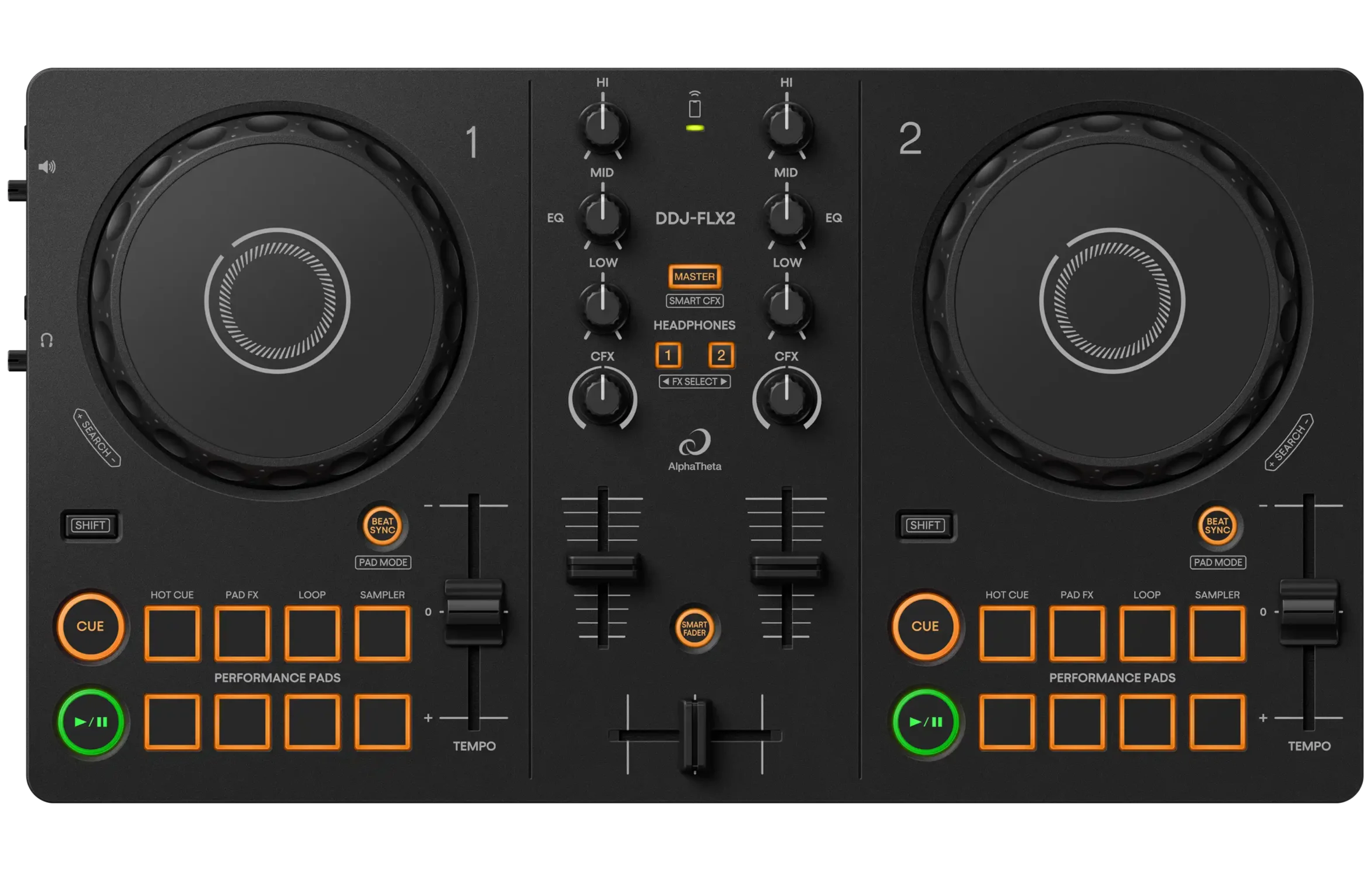 AlphaTheta DDJ-FLX2 (Black)