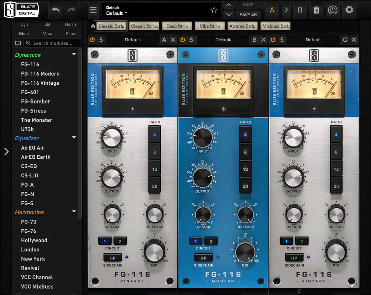 Slate Digital FG-116 Blue Series Fet Compressor