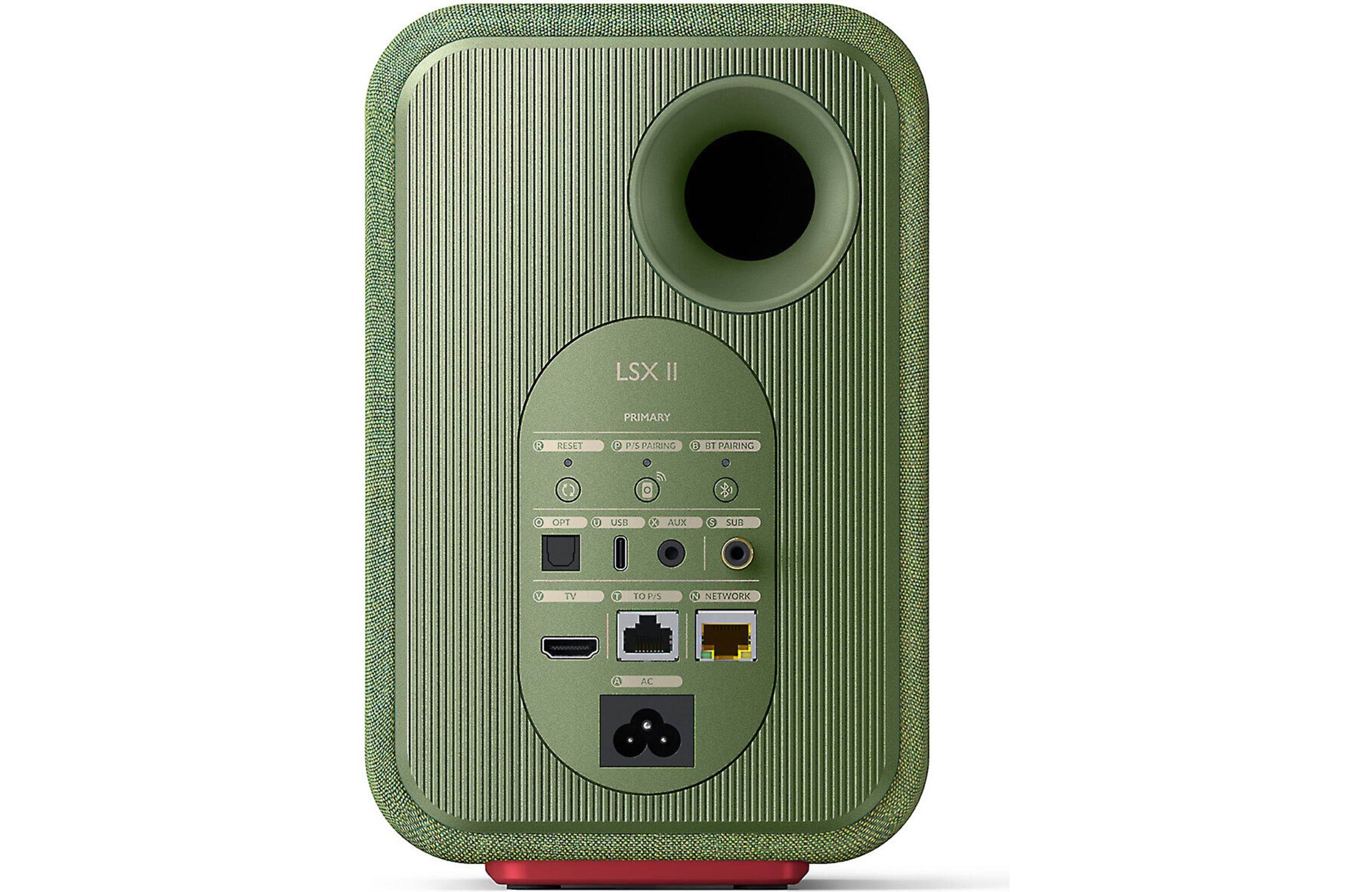 KEF LSX II (Pair, Olive Green)