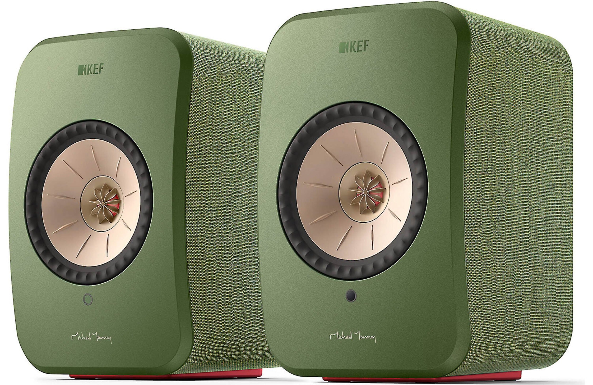 KEF LSX II (Par, Olivengrøn)