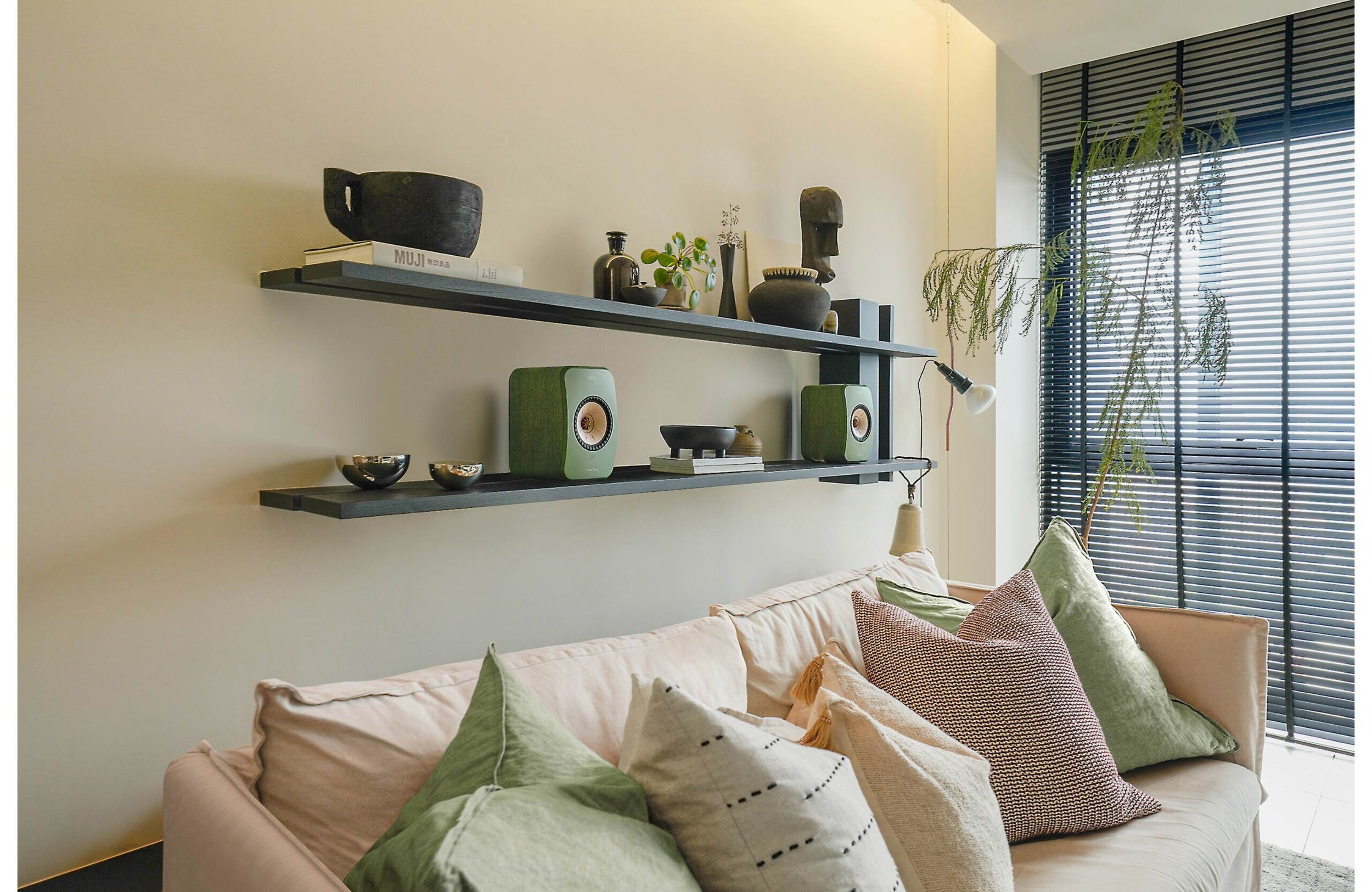 KEF LSX II (Pair, Olive Green)