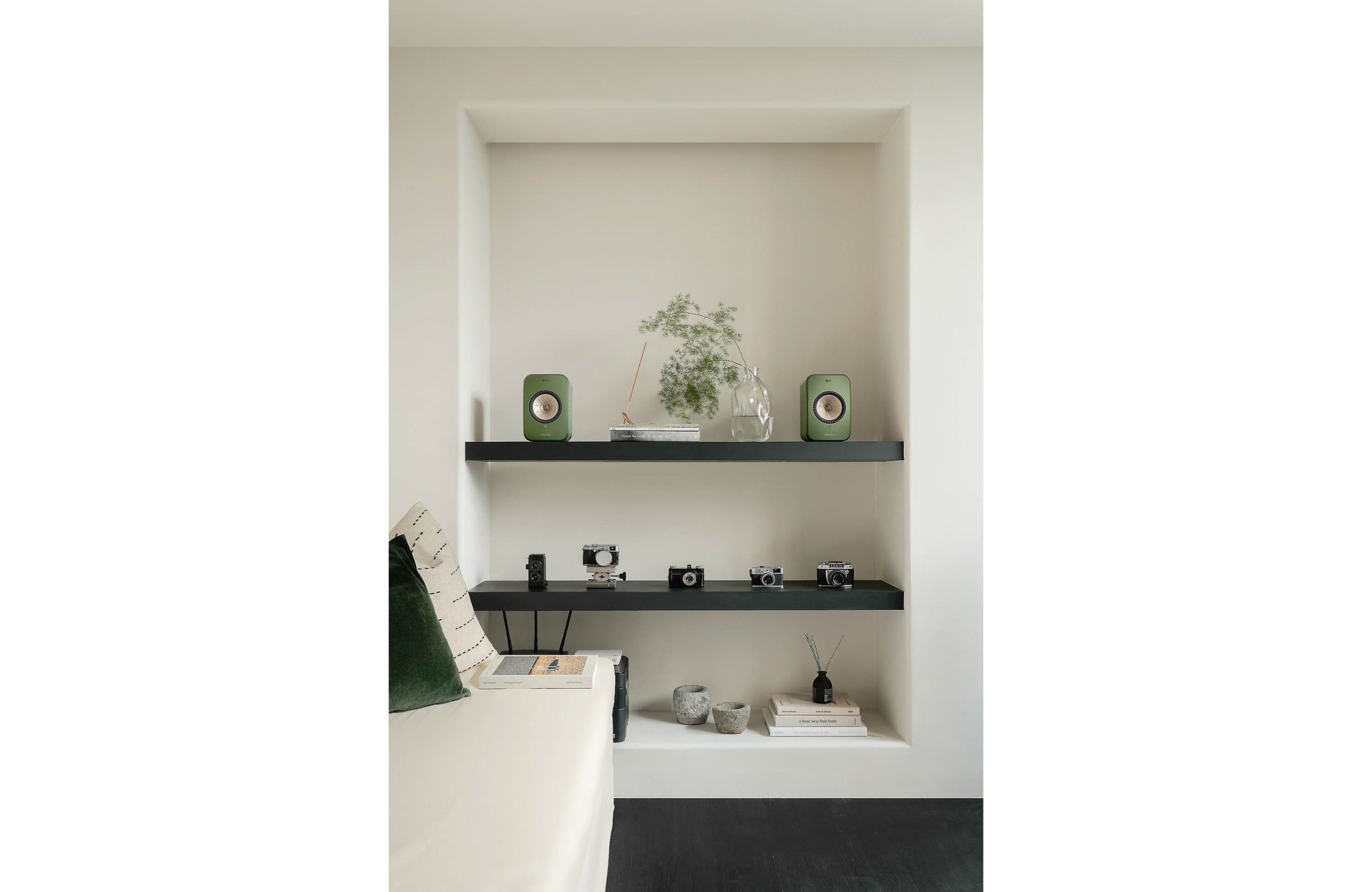KEF LSX II (Pair, Olive Green)