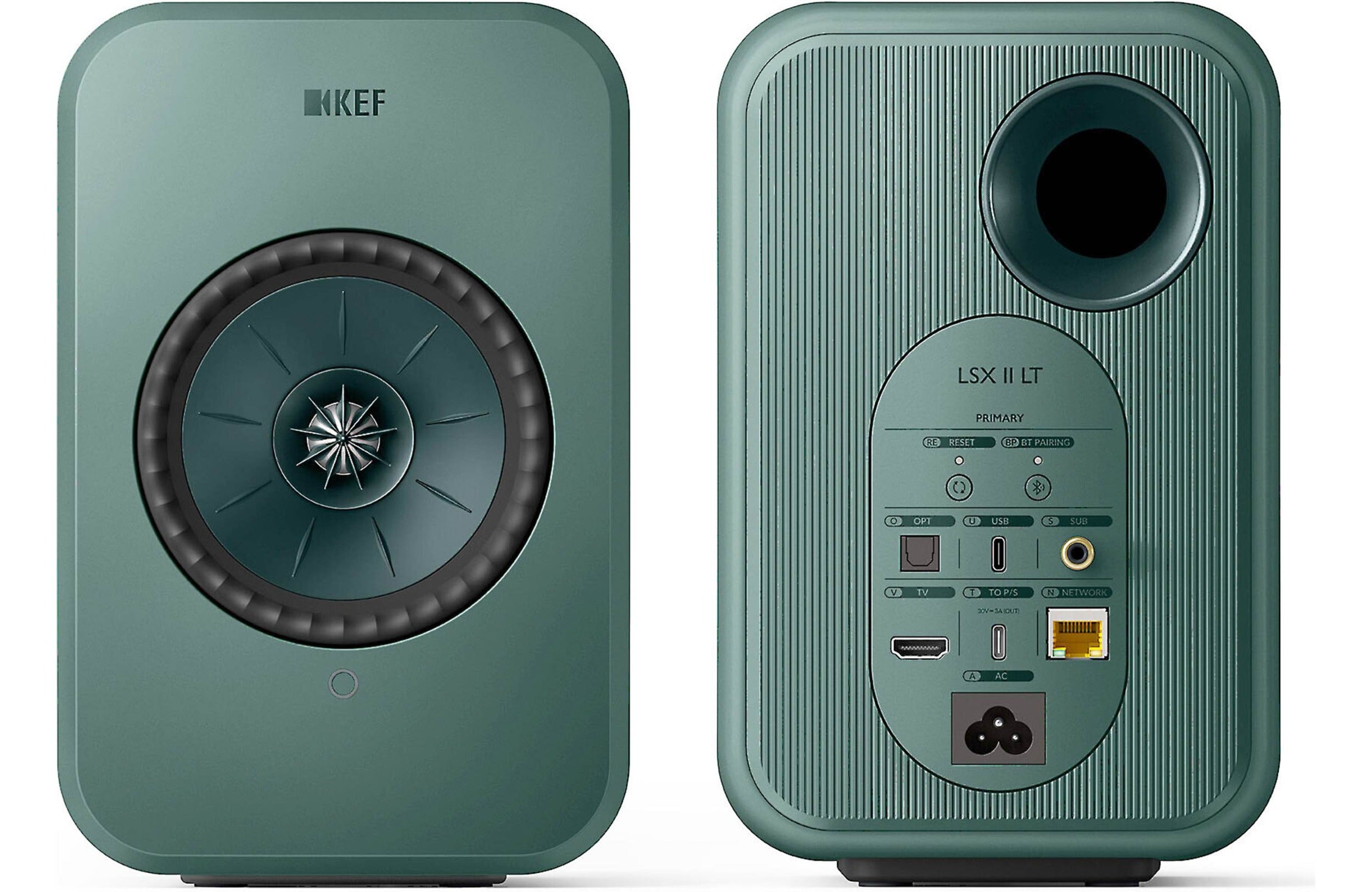 KEF LSX II LT (Pair, Sage Green)