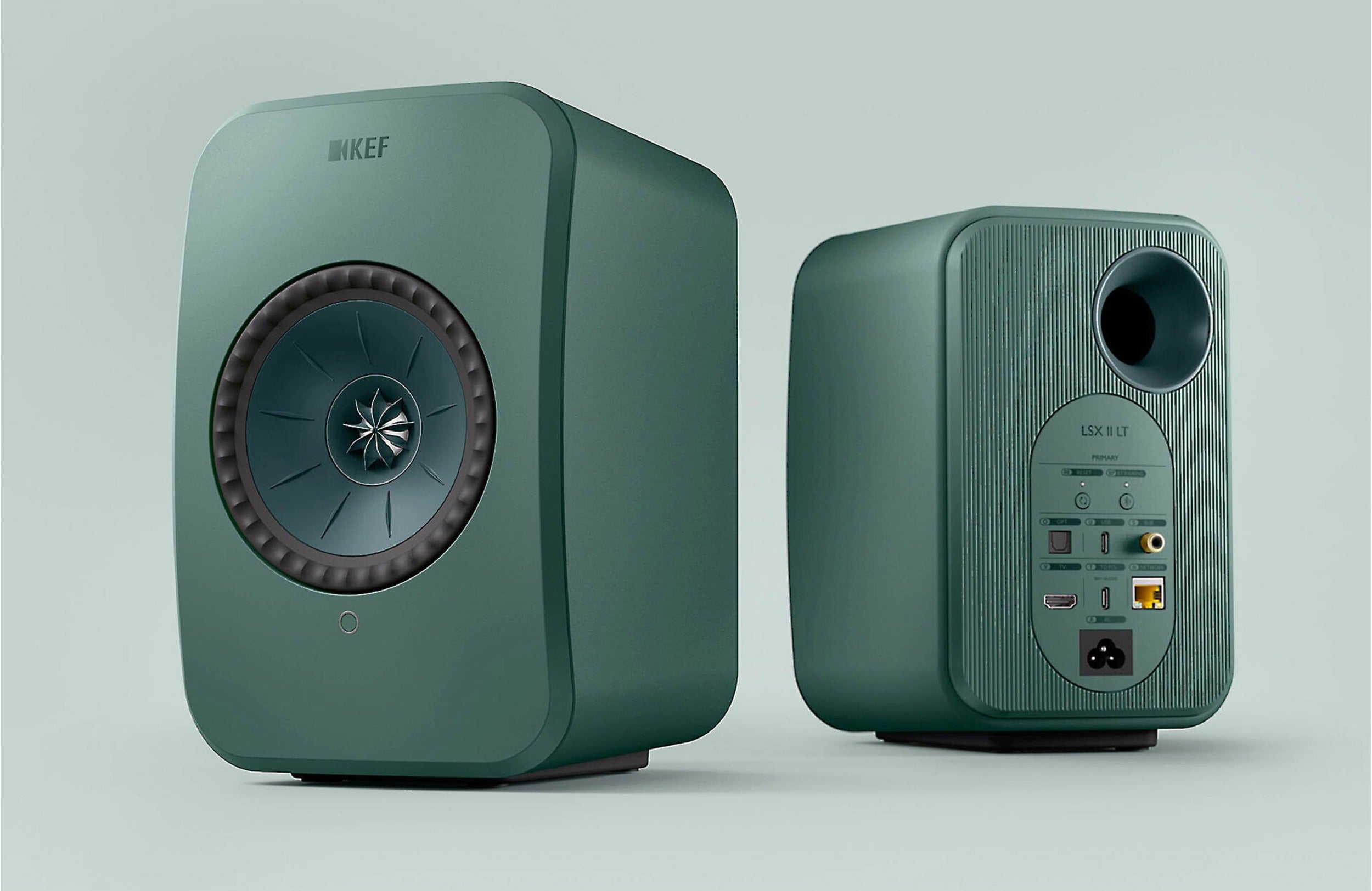 KEF LSX II LT (Pair, Sage Green)