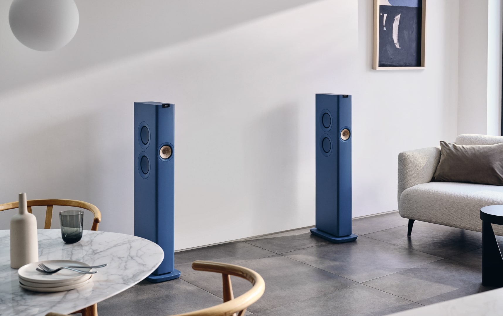 KEF LS60 Trådløs (Par, Kongeblå)
