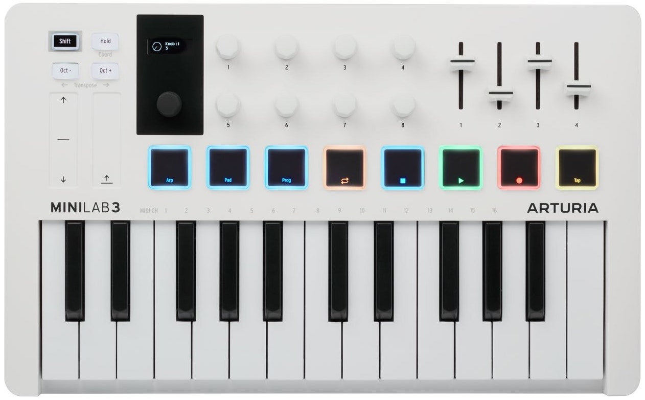 Arturia MiniLab 3 (Hvid)