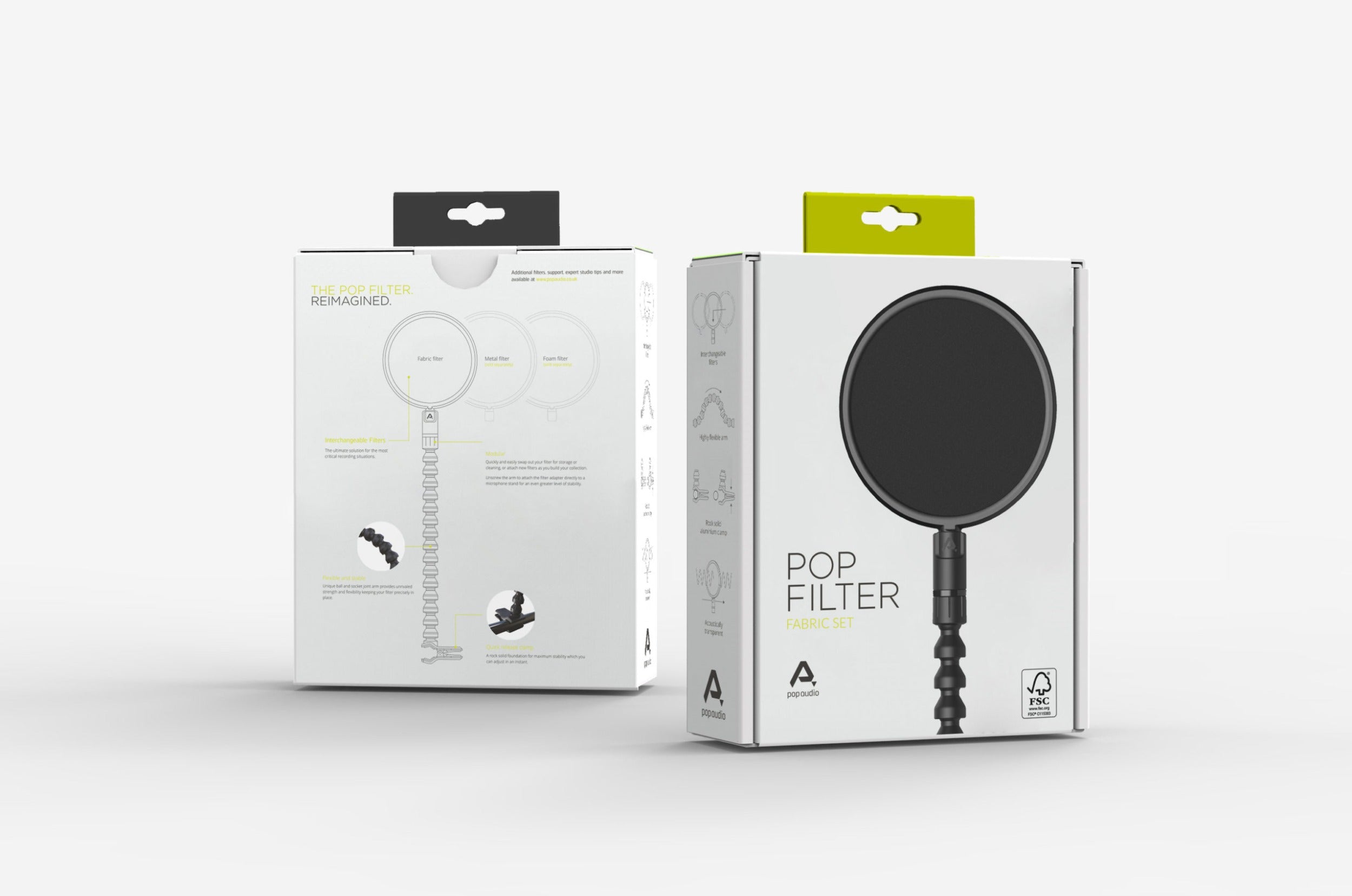 Pop Audio Pop Filter Stofsæt