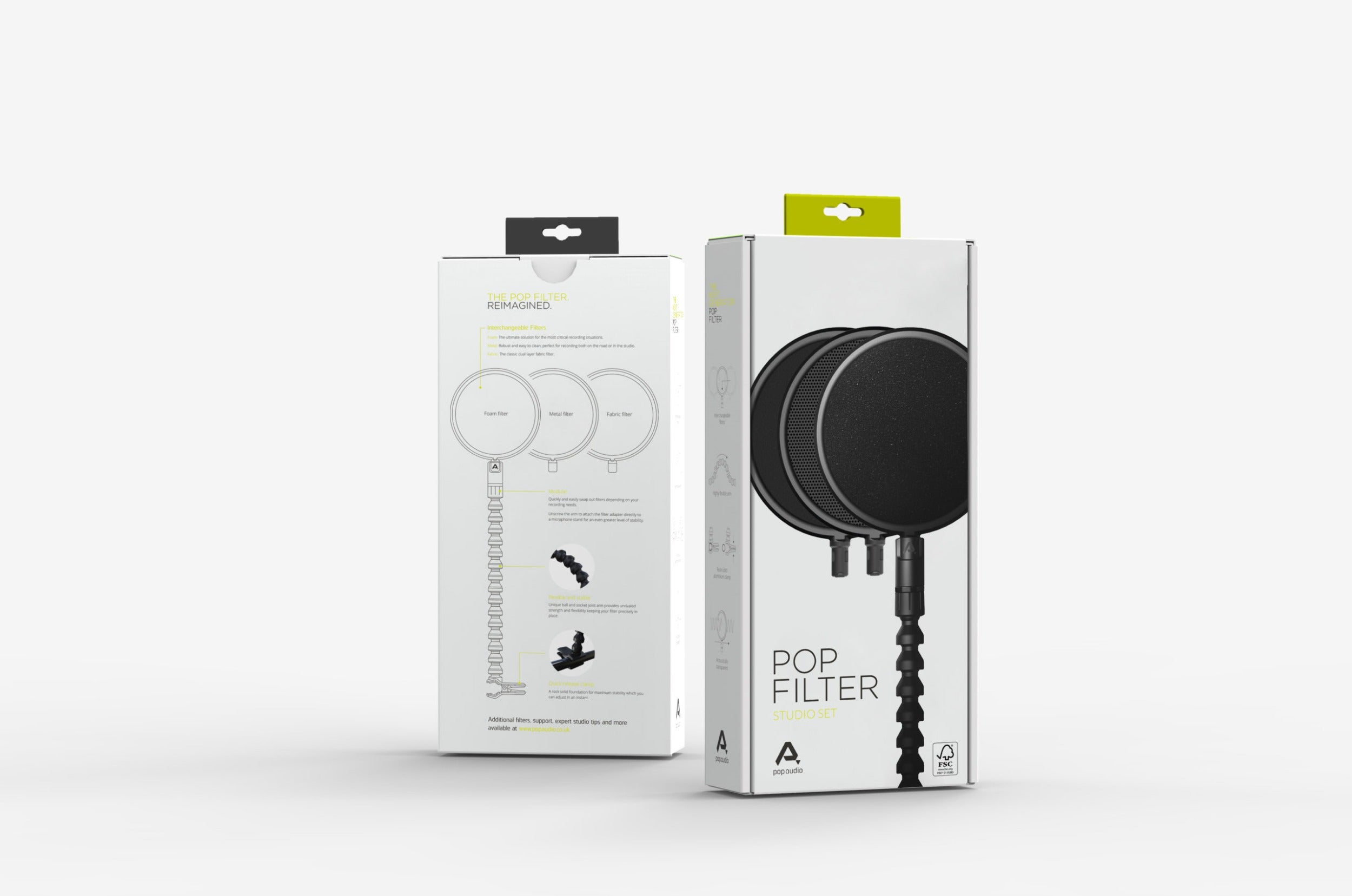 Pop Audio Pop Filter Studio Sæt