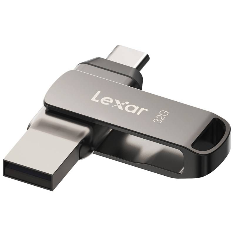 Lexar JumpDrive Dual Drive D400 32GB (USB 3.1) (2-in-1 Flash Drive)