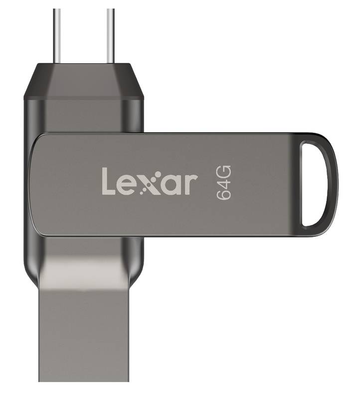 Lexar JumpDrive Dual Drive D400 64 GB (USB 3.1) (2-in-1 Flash Drive)