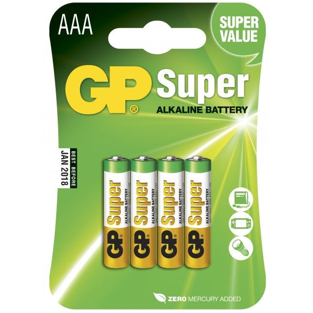 GP Batterier LR3/AAA (4 stk.)