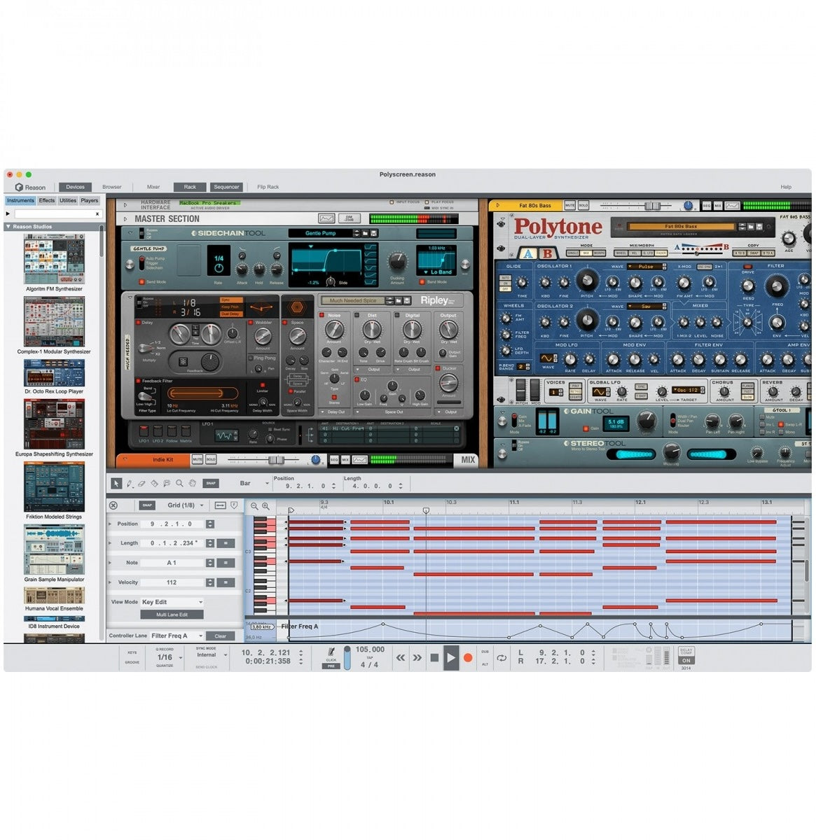 Reason Studios Reason 13 (Opgradering fra Reason 1-12) 