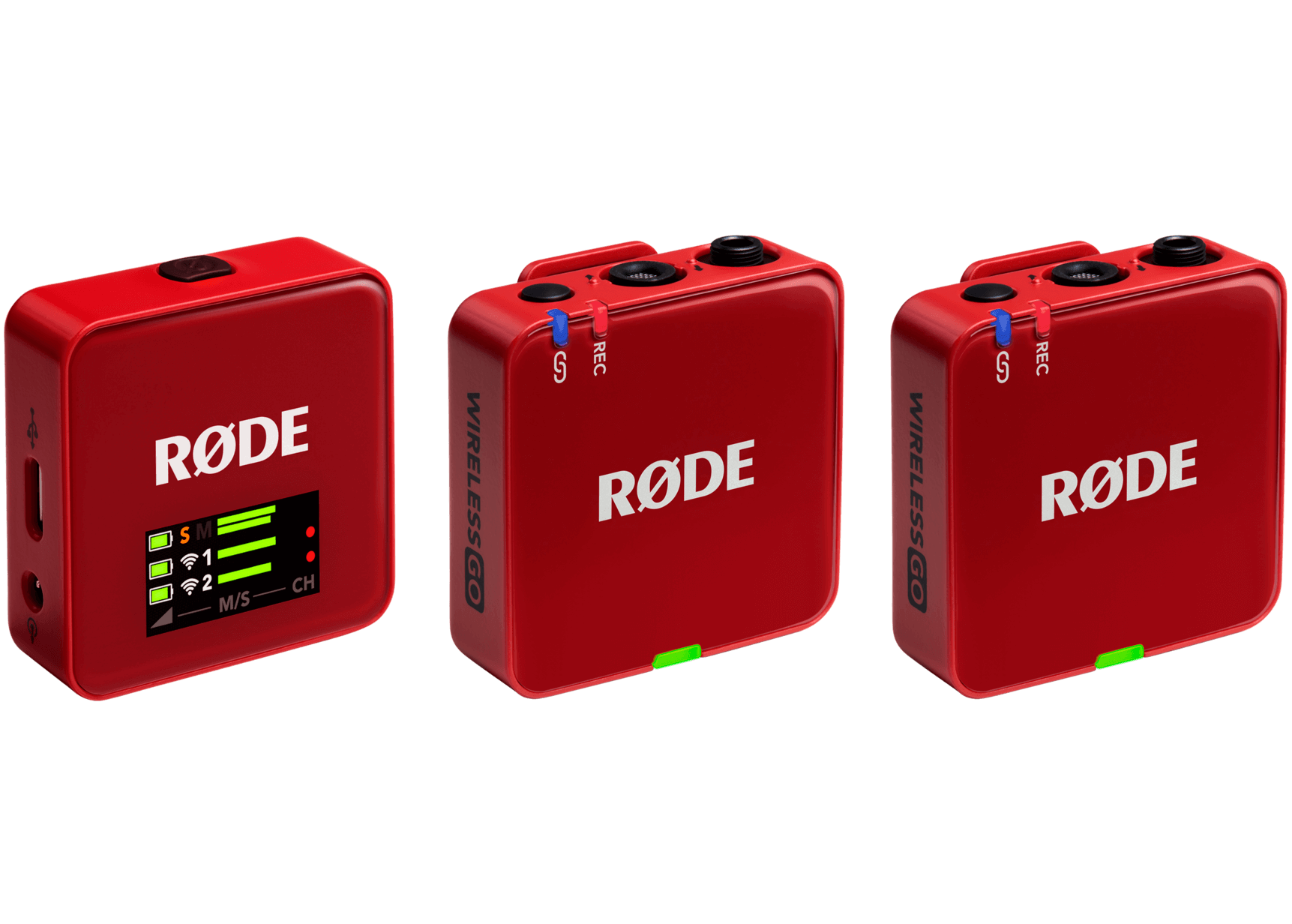 Røde Wireless GO 3 (Rød) 