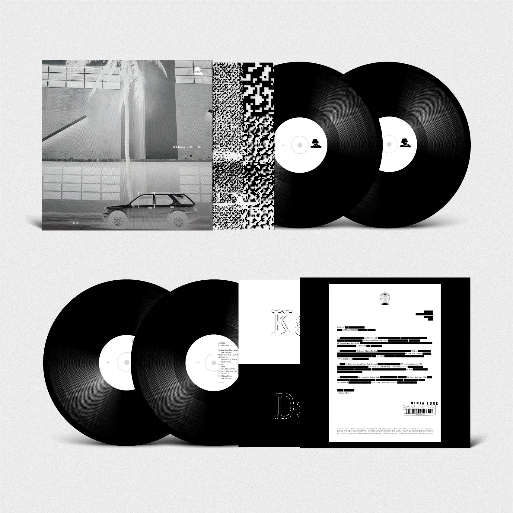 Actress - Karma & Desire (Black) Vinyl 2LP