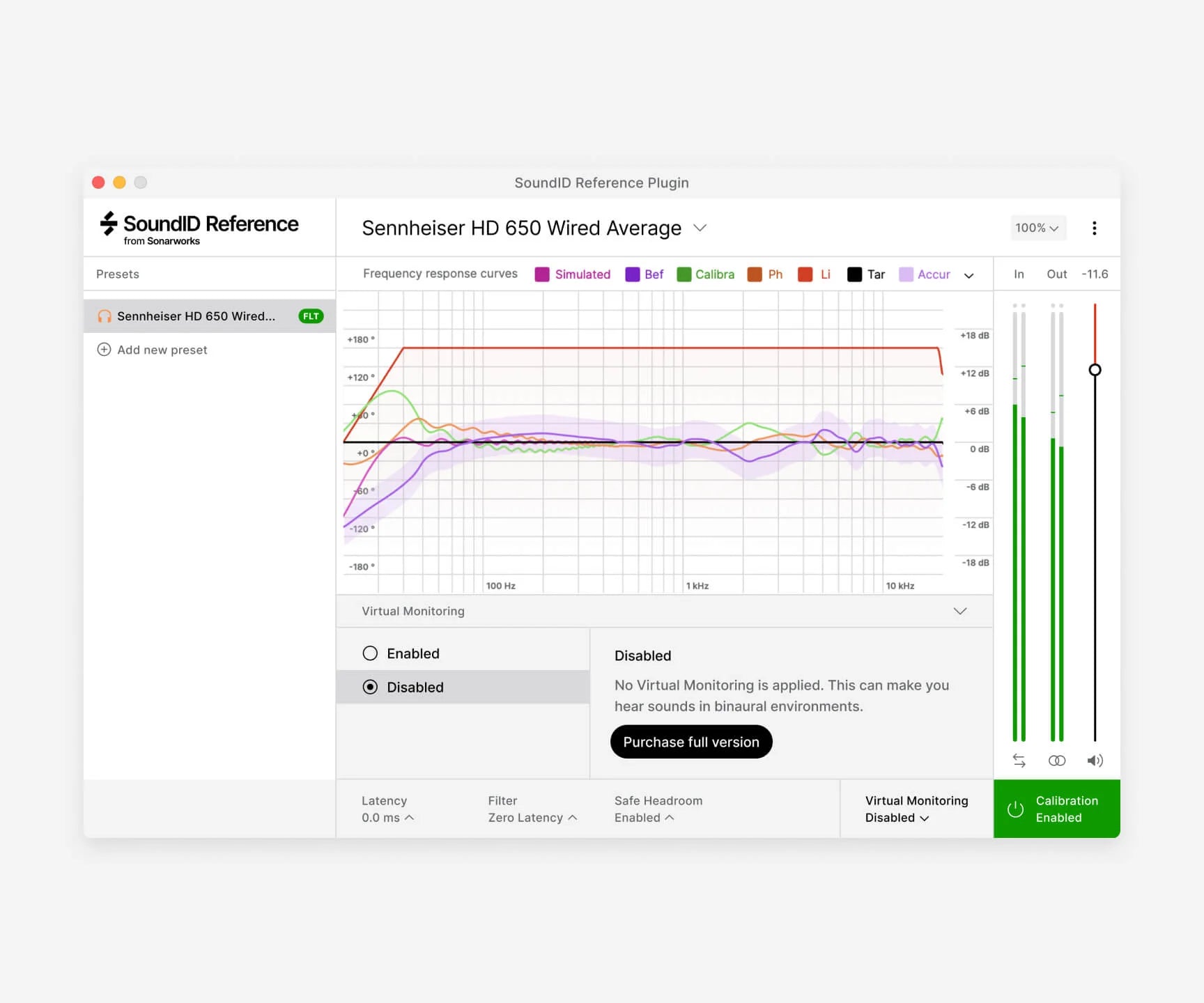 Sonarworks SoundID Reference Virtual Monitoring Add-On