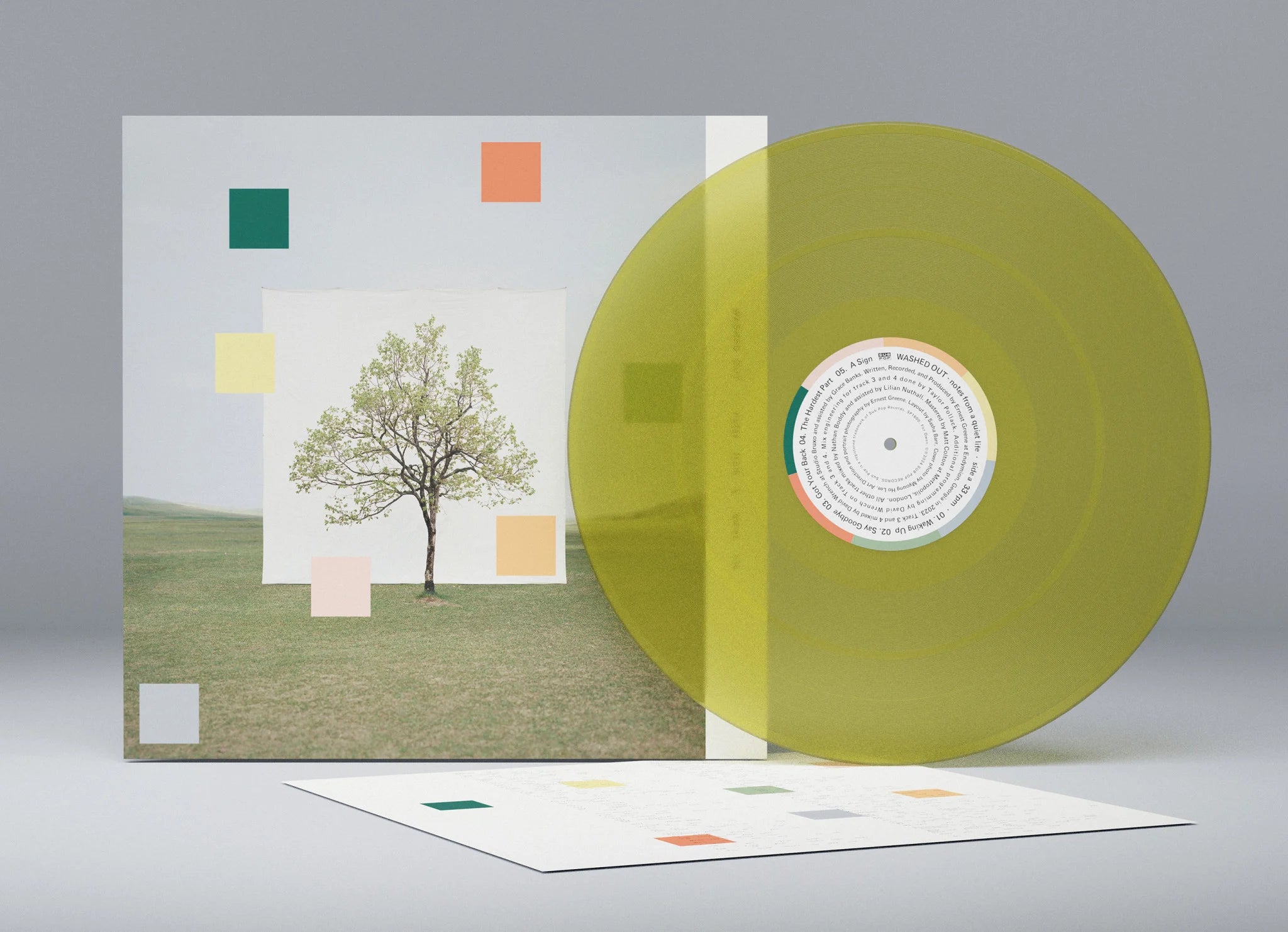 Washed Out - Notes From A Quiet Life (Yellowy Green) Vinyl LP