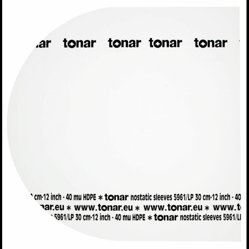 Tonar Nostatic 12" LP-plade indvendige ærmer